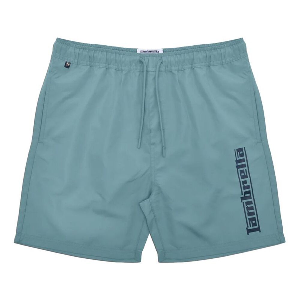 Lambretta Mens SS25 Swim Shorts / Smoke Blue